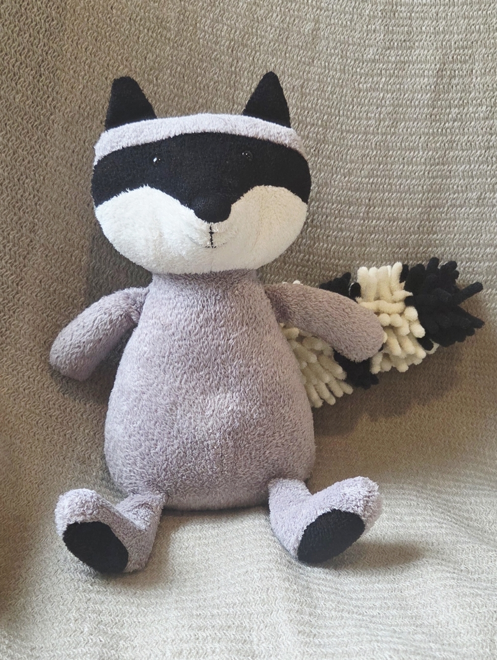 Jellycat Medium Noodle Raccoon Plush - Retired